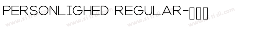 Personlighed Regular字体转换 Personlighed Regular字体转换